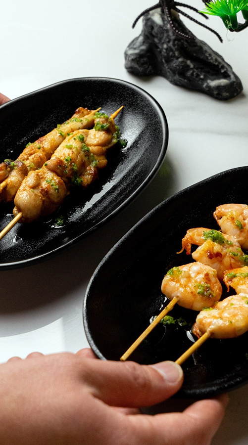 sushi japonés de pulpo bebé