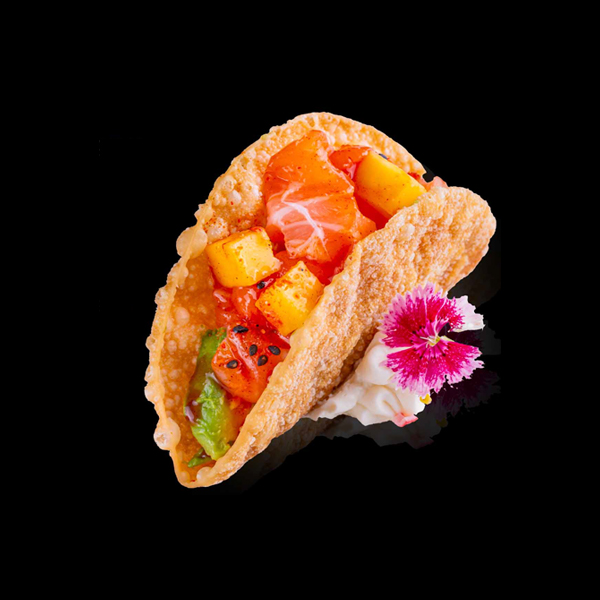 TACO CRUJIENTE SALMÓN