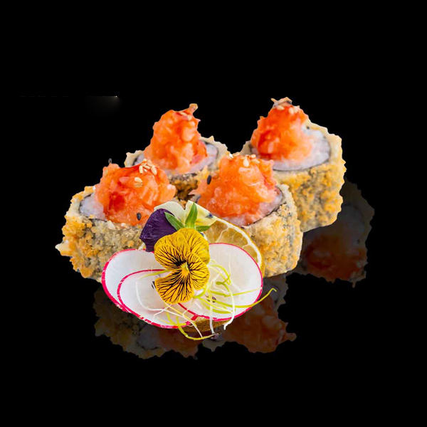MAKI FRITO CON SALMÓN