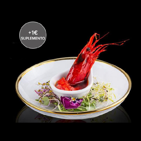 GAMBA ROJO EN PONZU