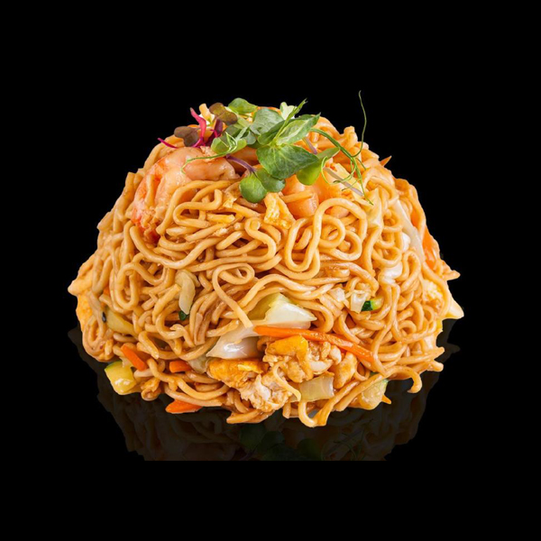 YAKISOBA CON LANGOSTINO